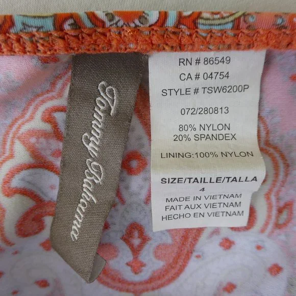 SOLD Tommy Bahama Swimsuit One Piece Halter Marrakech Padded Neutral O Ring - Picture 8 of 11